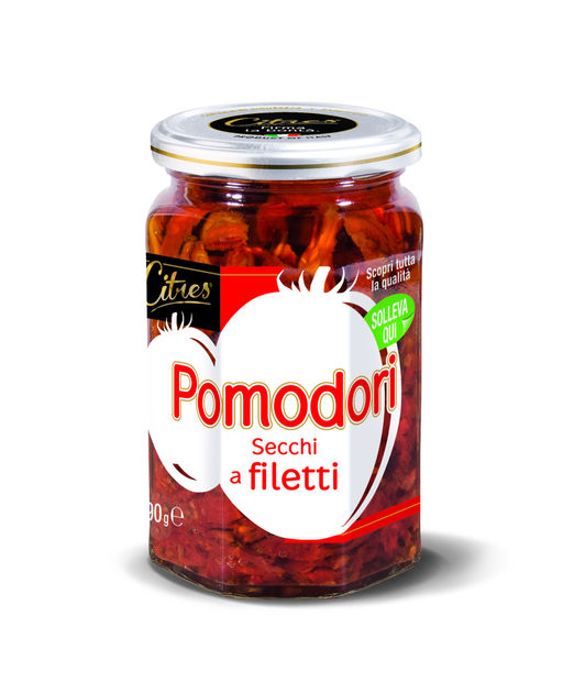 Томаты Citres вяленые резаные 290 г, стекло, ИТАЛИЯ