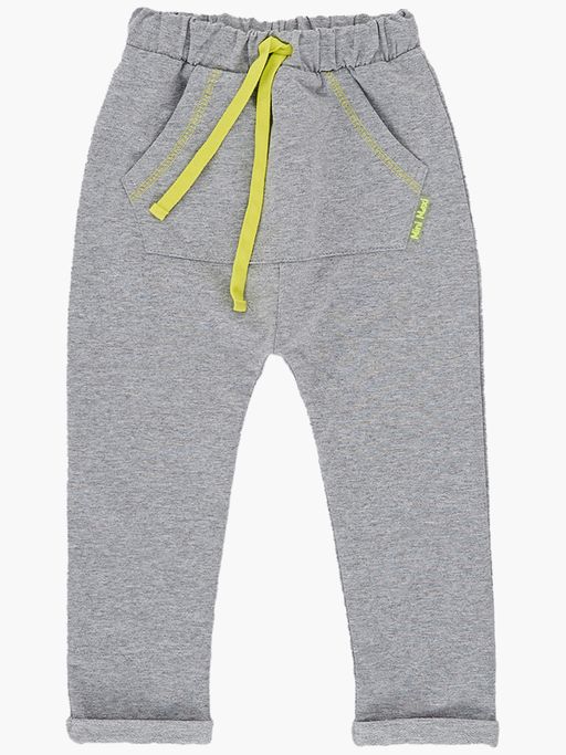 Брюки на резинке с подворотом UD 7333 черн.меланж - Mini maxi фото 9