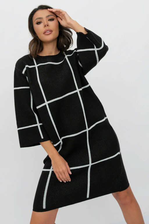 ЗЛАТА Платье 3-706/черный