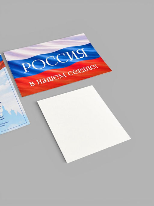 Набор оформительский "Россия в нашем сердце" (5 предметов)