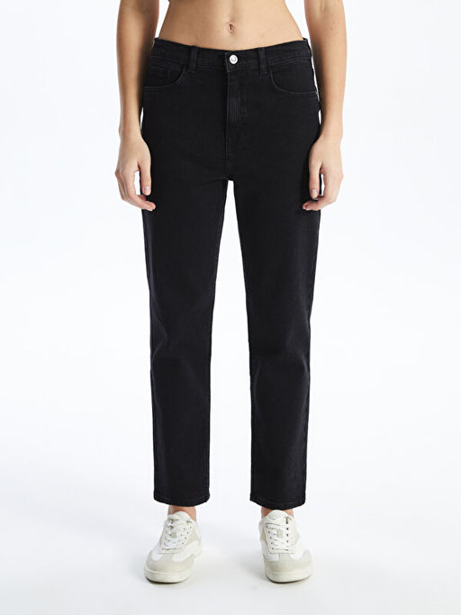 Straight Fit Kad?n Jean Pantolon