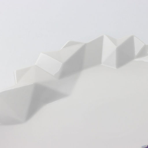 Блюдо для подачи Мрамор, бело-синяя, 27 см - Дорого внимание фото 7