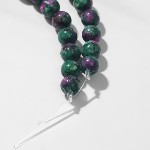 Бусины на нити шар №6 «Турмалин», 60 бусин