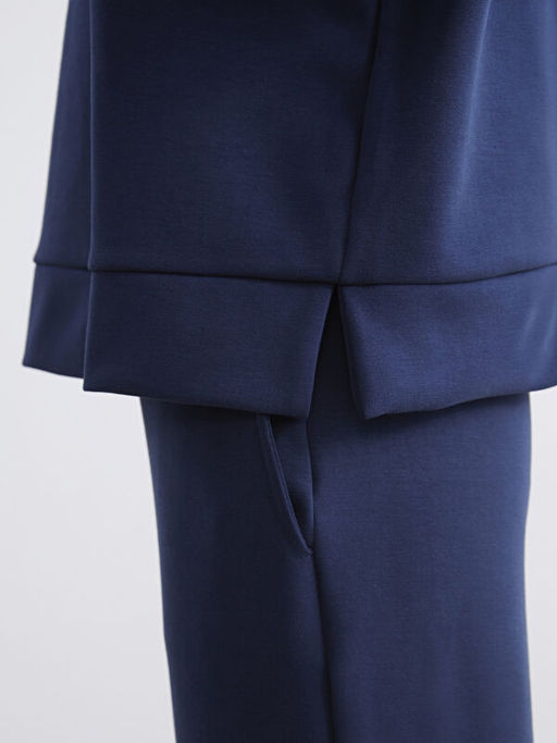 Modal Kar???ml? Oversize Kad?n Sweatshirt