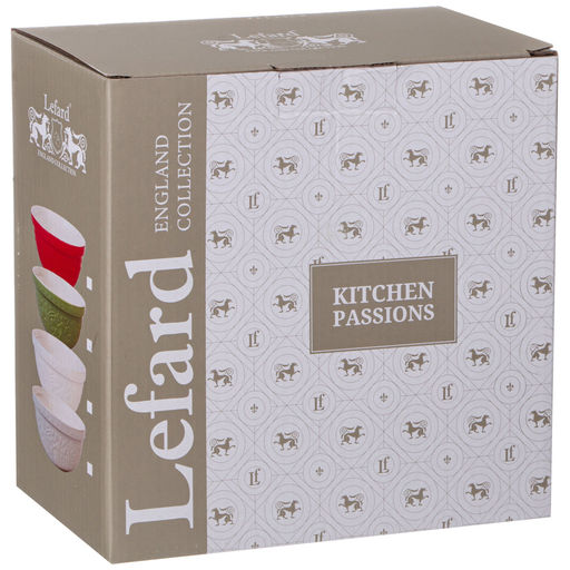 САЛАТНИК ДЛЯ СМЕШИВАНИЯ И СЕРВИРОВКИ LEFARD KITCHEN PASSION 23 СМ КРАСНАЯ