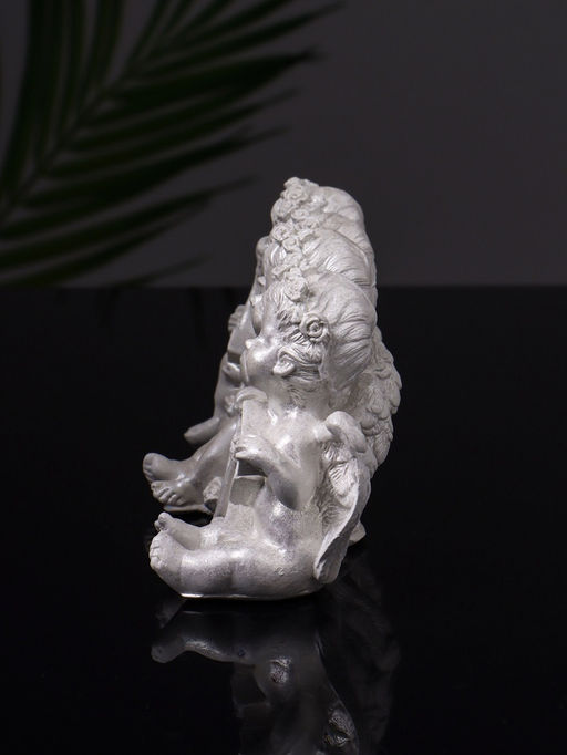 Фигурка гипс Ангелы Love, 7?13?5 см, перламутр