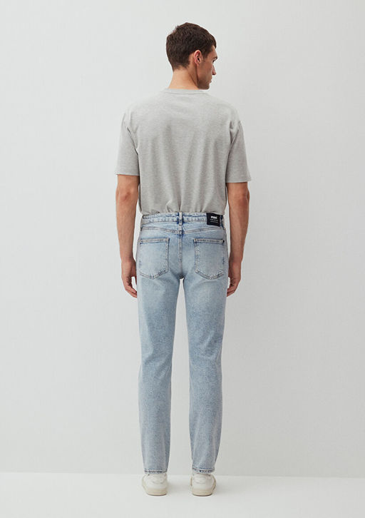 Dylan Classic Denim Golgeli Ac?k Mavi Jean Pantolon  фото 5