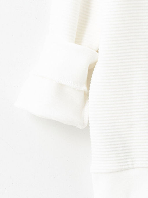 Bisiklet Yaka Dokulu Erkek ?ocuk Sweatshirt - Waikiki фото 3