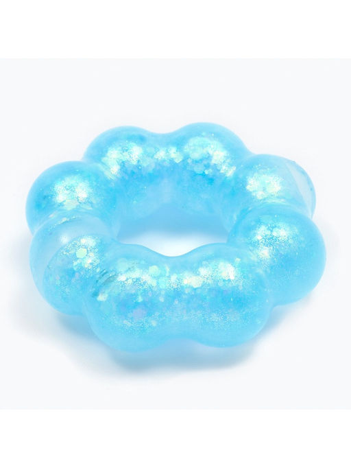 Антистресс игрушка «Колечко», мялка с блёстками, МИКС