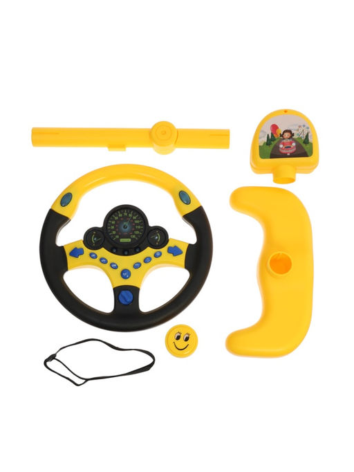 Руль музыкальный «Cупер водитель» с кронштейном, световые и звуковые эффекты