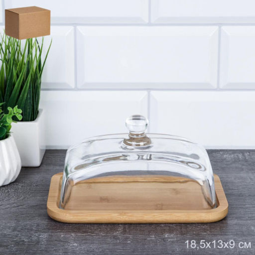 Масленка / LFY-KT251-2 /уп 24/ на деревянной подставке - Галеонтрейд фото 5