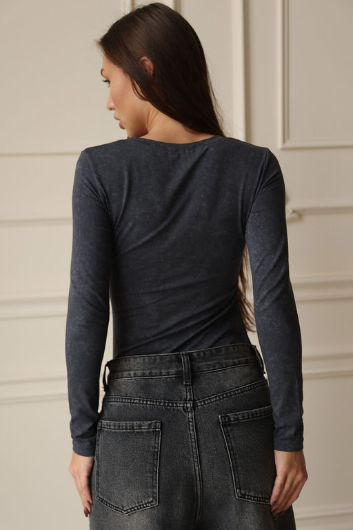 Лонгслив облегающий повседневный skims