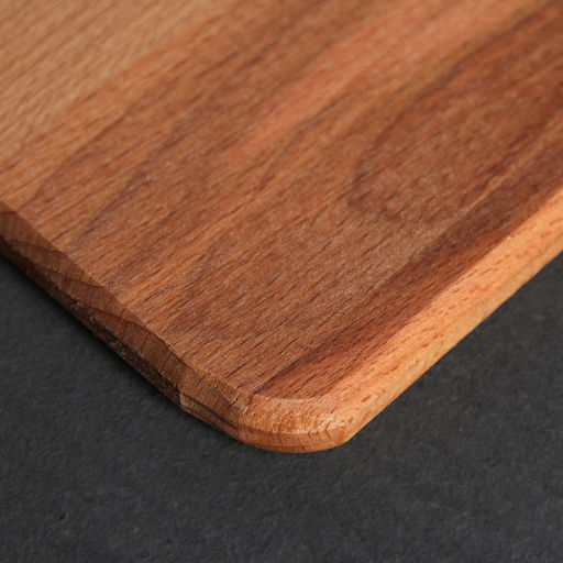 Доска разделочная деревянная Доляна «Для подачи», с ручкой, 40×25×1.8 см, бук