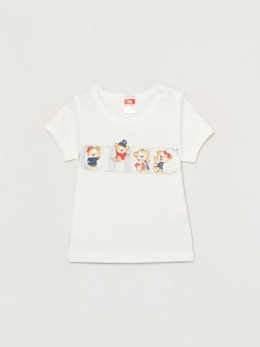 CRB wear/CWNG 62939-21-298 Футболка для девочки, экрю/Ex.Cherubino