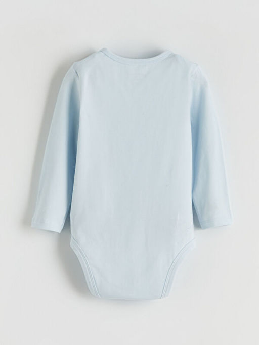 Yaz? Bask?l? Erkek Bebek ??t??tl? Body