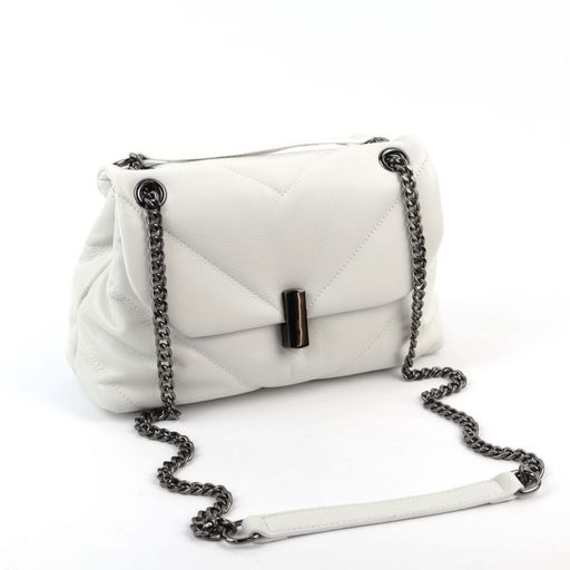 Женская кожаная сумка 6021 Вайт - Sergio valentini фото 4