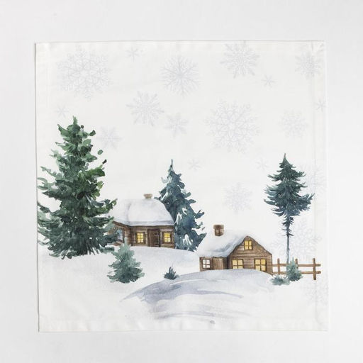 Набор новогодний «Этель» Forest animals: скатерть 150×110±2 см с ГМВО, салфетки 40×40 см, 4 шт.