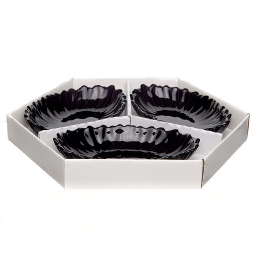 AMETIST Набор блюдо упроч. 155*99 мм 3 шт арт. 10545 B/D7