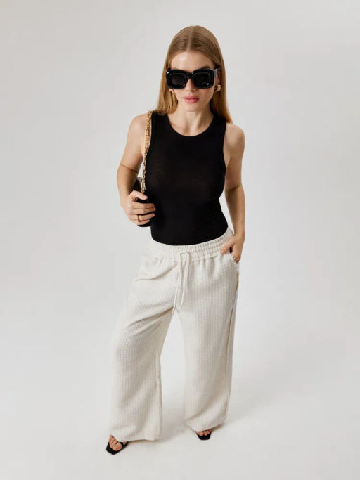 Concept club / Брюки жен. Cara молочный  фото 5