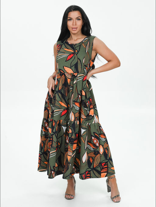 Нежность сарафан женский (хаки) - Lovetex фото 102