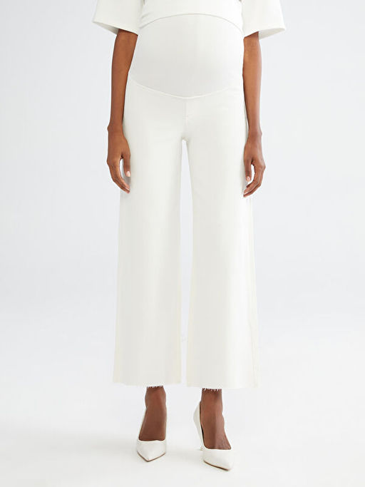 Kar?n Panelli Slim Fit Hamile Jean Pantolon