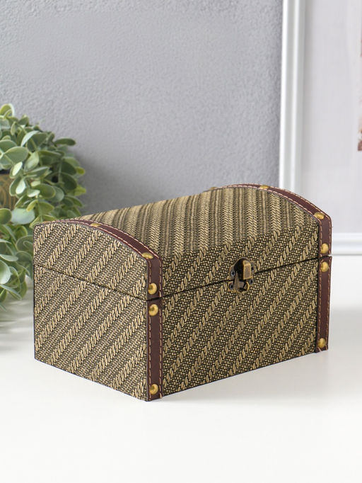 Набор шкатулок для украшений 2 шт. «Диагональ», тина