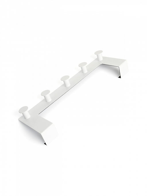 Крючок на дверь 5 шт белый железо - Denastia фото 2