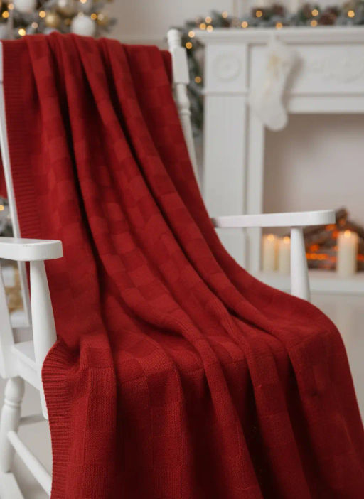 Плед 35972/красный