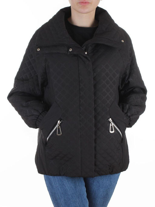BM8819 BLACK Куртка демисезонная женская (50 гр. синтепон)