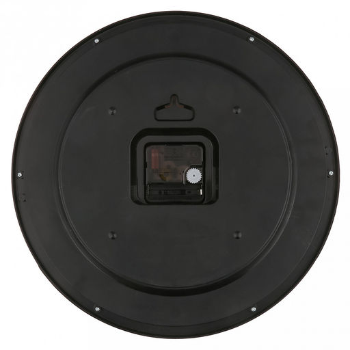 Часы настенные Гран-маркиз д31-33см, h5,4см, мягкий ход, циферблат белый; цифры арабские, черный; корпус пластик, черный; полоски медного цвета, в коробке (Китай) - Домашняя мода фото 4