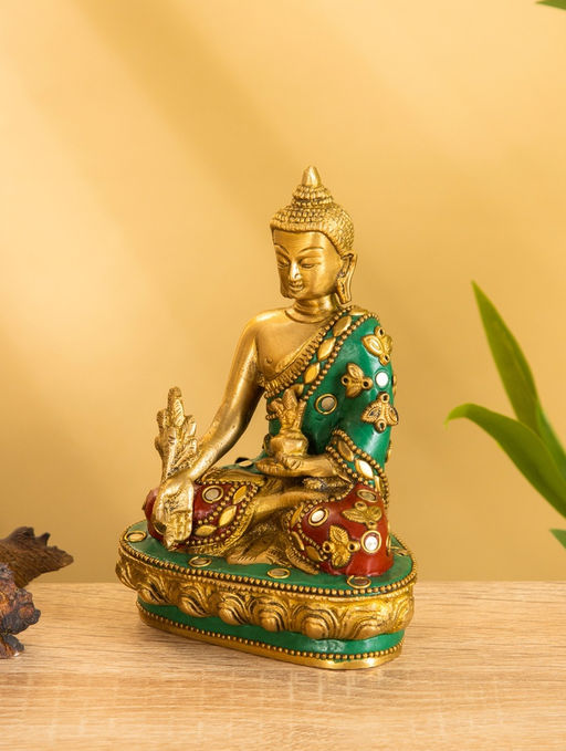 Сувенир «Будда», 9×6.5×13 см, латунь