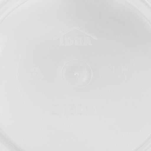 Горшок для орхидей с поддоном Деко, 2.4 л, пластиковый, прозрачный