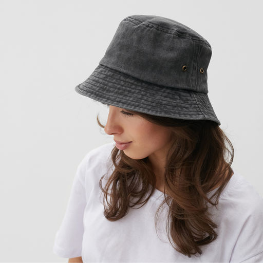 Панама однотонная MINAKU цвет серый, размер 56-58