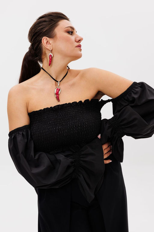 Блуза ANELLI 1286.1 ночное очарование  фото 9