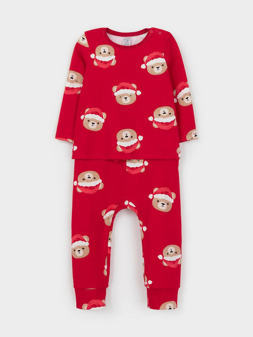 К 1661/вишня 1761 Н148 пижама д/дет яс - Crockid фото 4