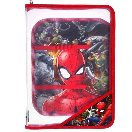 Папка пластиковая А4, на молнии, Человек-паук - Marvel фото 3