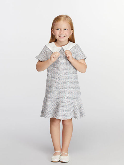 Bebe Yaka K?z ?ocuk Elbise