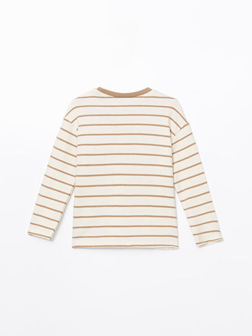 Bisiklet Yaka ?izgili Erkek ?ocuk Ti??rt