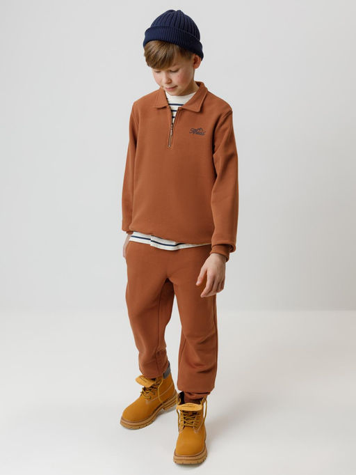 КР 400837/ореховый к622 брюки для мал