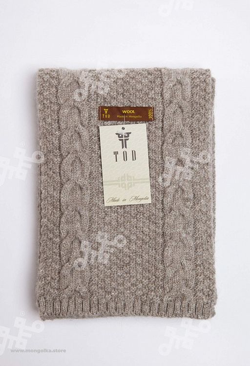 Шарф из 100% монгольской шерсти (арт. 05121) - Тод оймс ххк фото 2