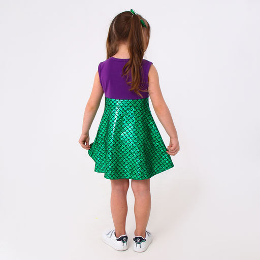 Карнавальный костюм «Морская принцесса», рост 104–110 см, платье, заколка