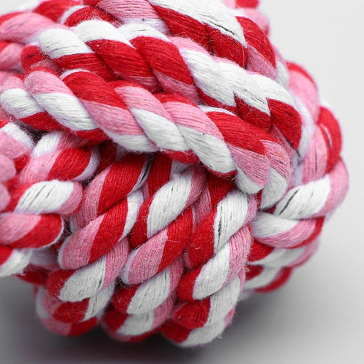 Игрушка тренировочная канатная Гантель, 180 г, микс цветов - Пижон фото 5