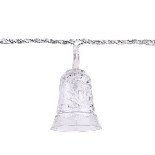 Электрогирлянда "Колокольчики" 4м, 20 ламп, цвет: жёлтый