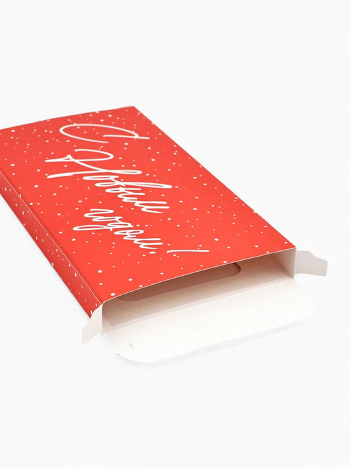 Цена за 5 шт. Коробка для шоколада «С Новым годом», с окном, 17×8.5×1.5 см