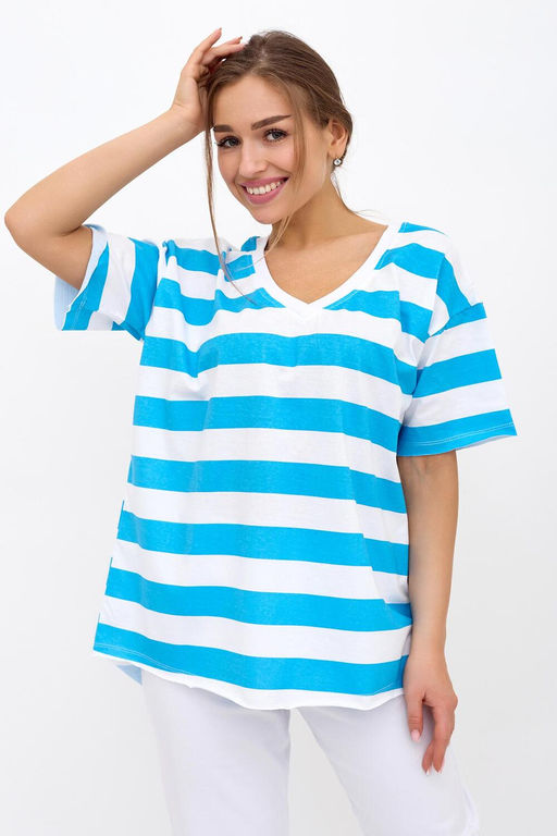 Футболка женская в полоску Фурор