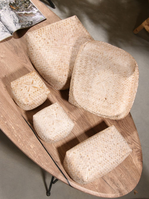 Набор плетёных корзин «Энди», 28.5×28.5×18.5 см