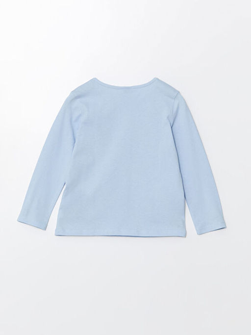 Bisiklet Yaka K?z ?ocuk Ti??rt - Waikiki фото 3