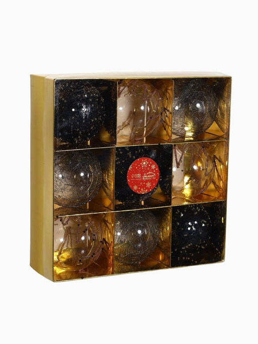 Ёлочные игрушки Шаннен, шары новогодние, d=8 см, 9 шт. созвездие - Зимнее волшебство фото 16