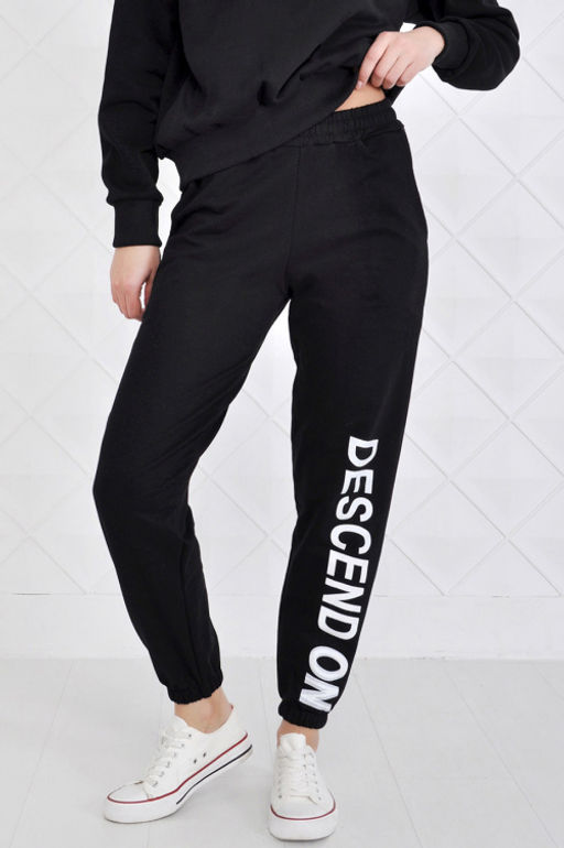 Арт. 7385 Брюки женские 44-52 (5 шт) Цвет:черный - Калинка фото 2