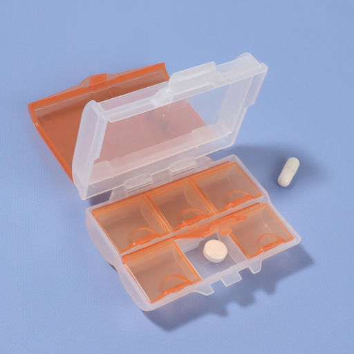 Цена за 2 шт. Таблетница «Комбо», 9×7×3.5 см, 7 секций, цвет МИКС